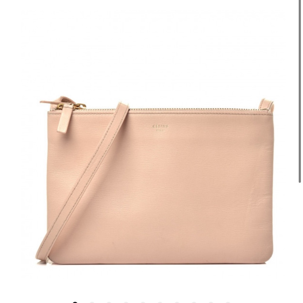 Small Celine trio in light pink
